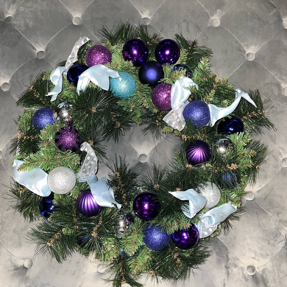Artificial Christmas wreath